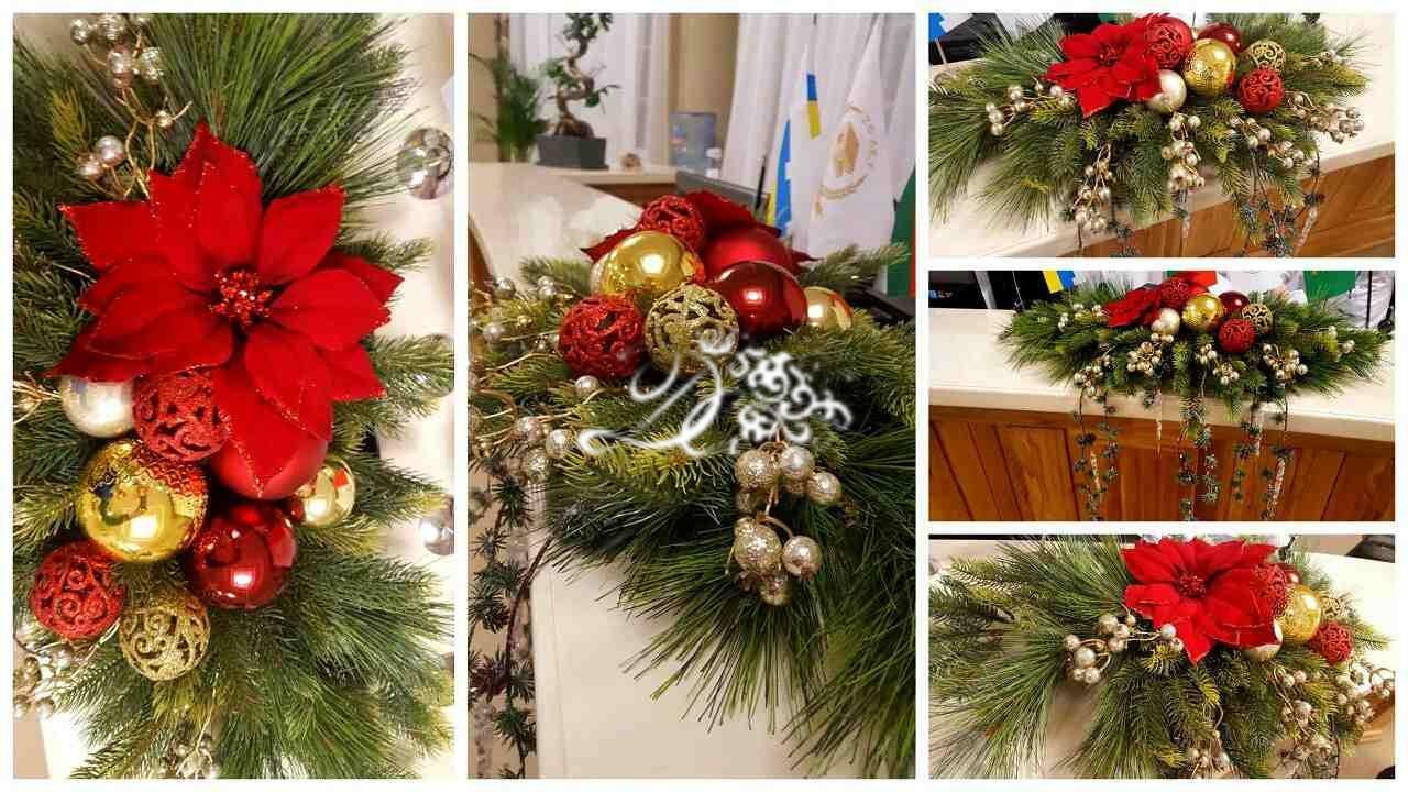 Новогоднее оформление санатория в Республике Беларусь